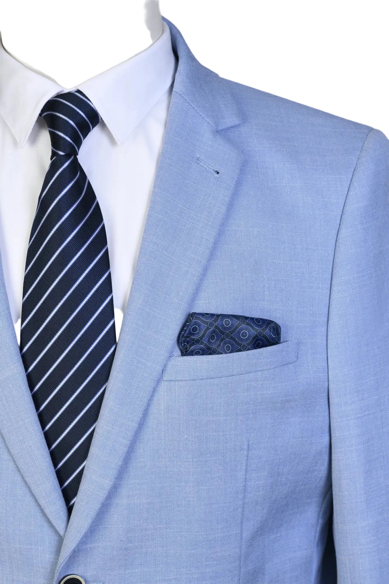 Traje Liso Azul Claro