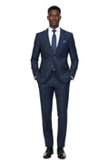 Traje Recto Azul Marino