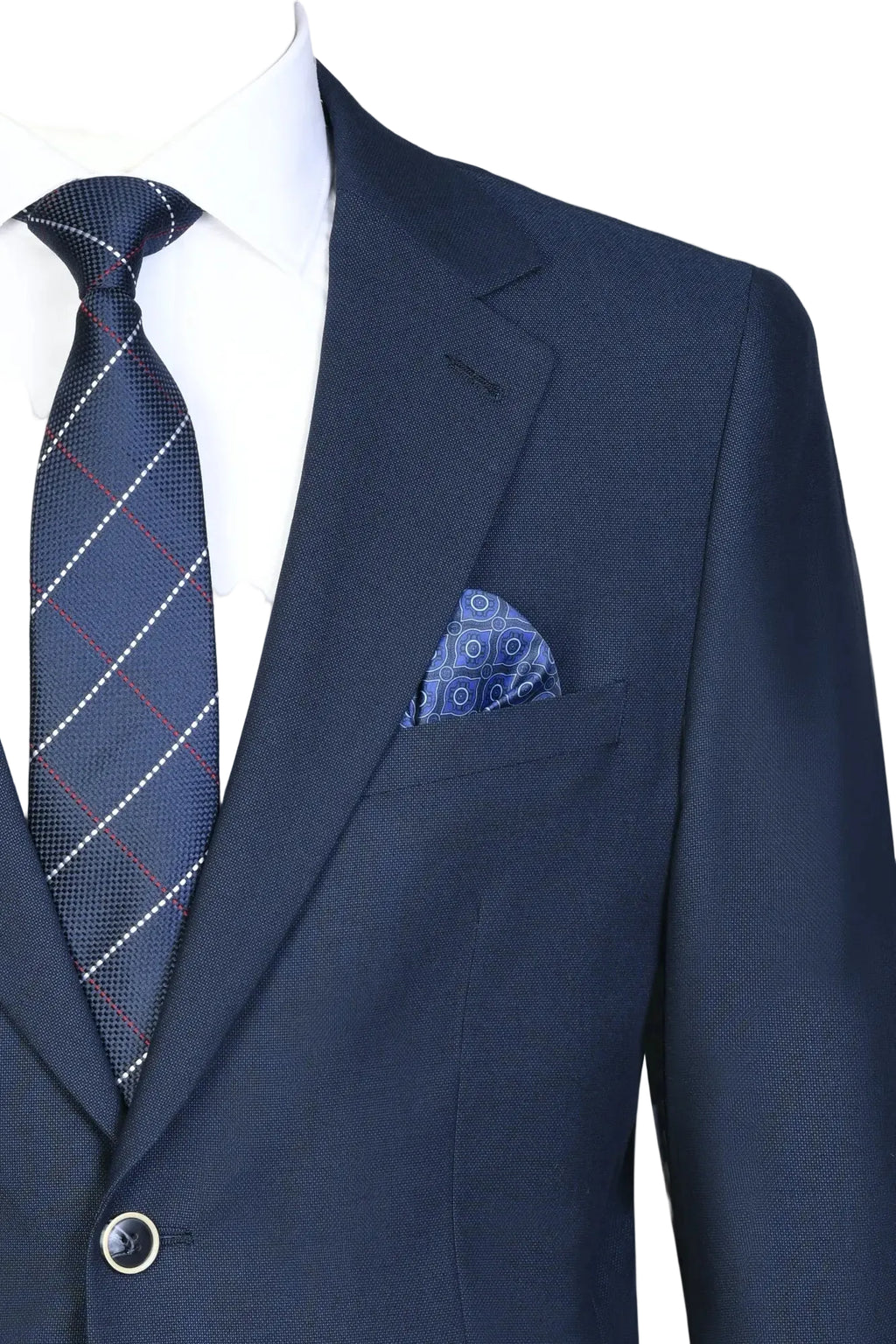 Traje Recto Azul Marino