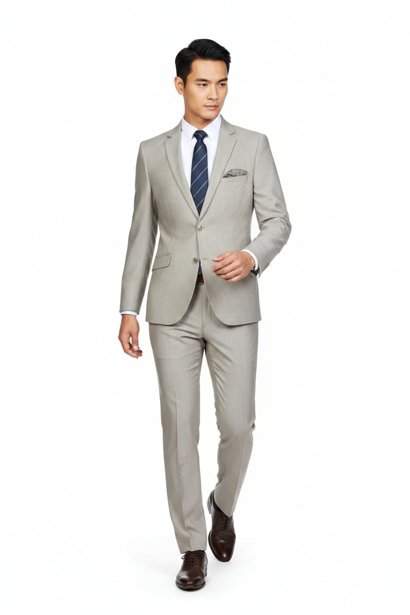 Traje Liso Beige