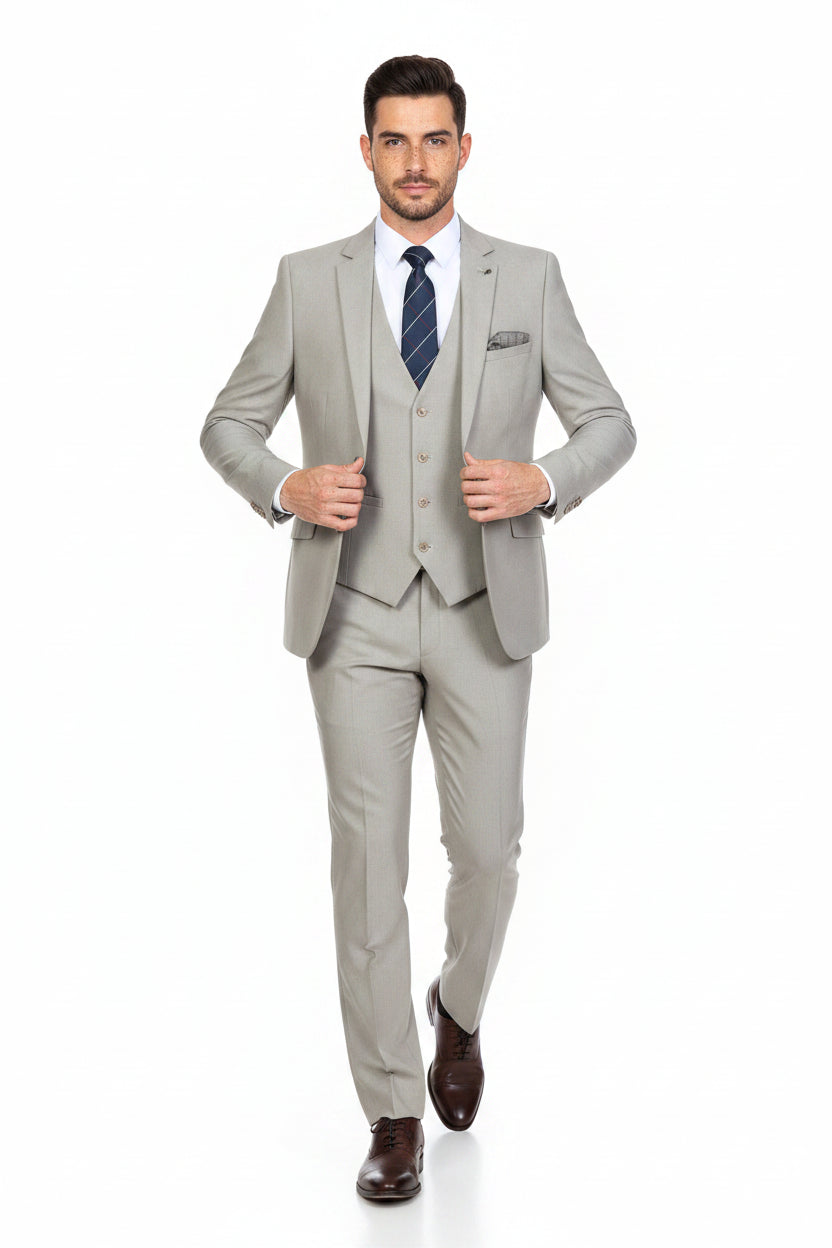 Traje Liso Beige