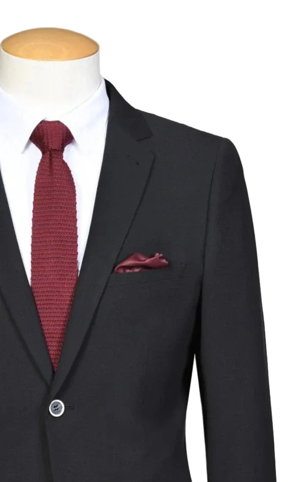 Traje Recto Negro