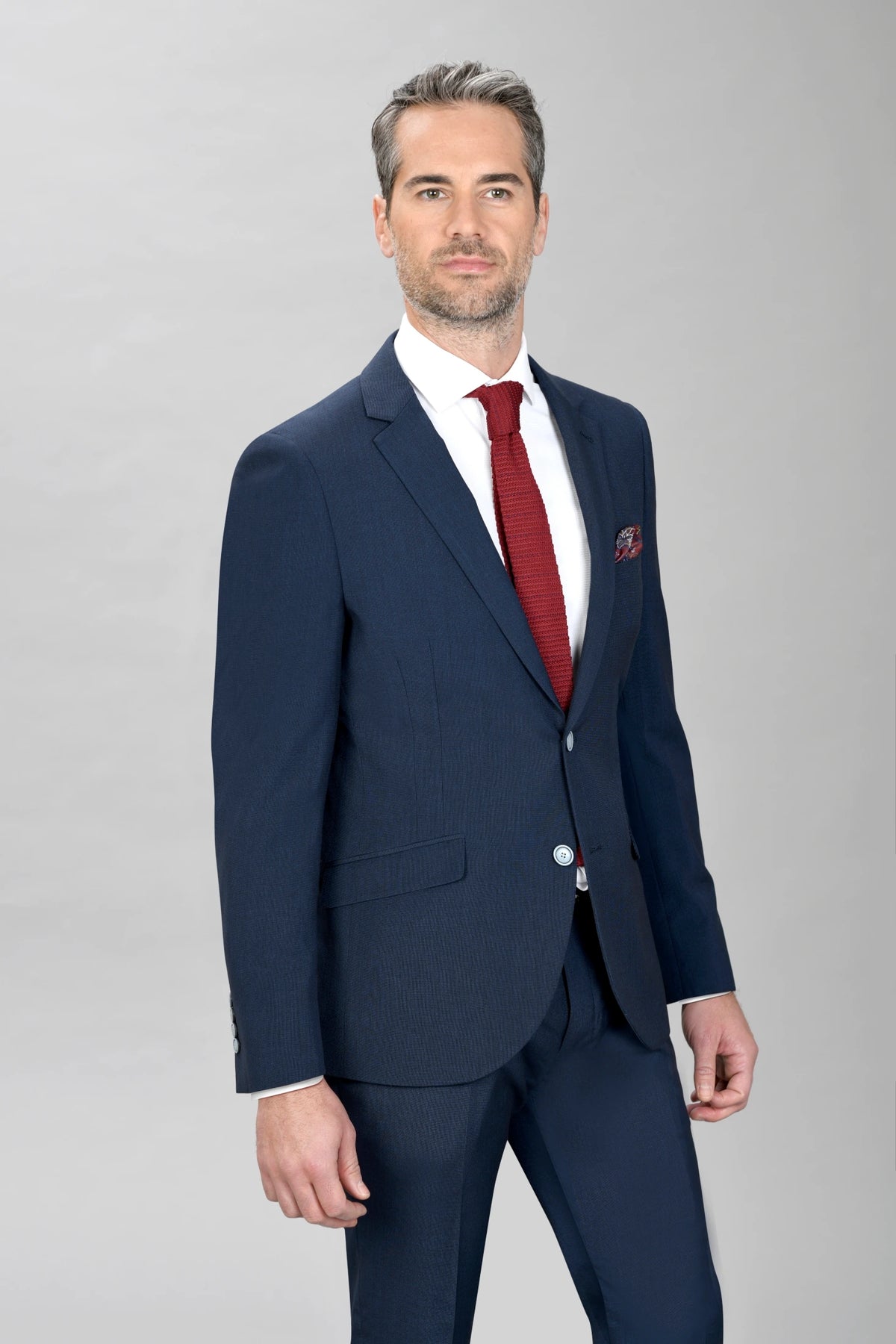 Traje Semi-Slim Fit Pireo Azul (299-6)