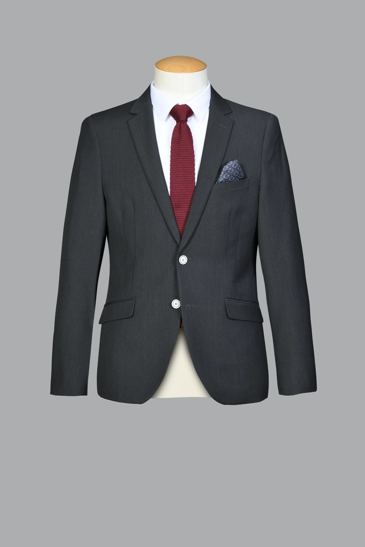 Traje Semi-Slim Fit Pireo Gris (299-30)