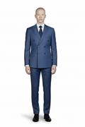 Traje Cruzado Azul