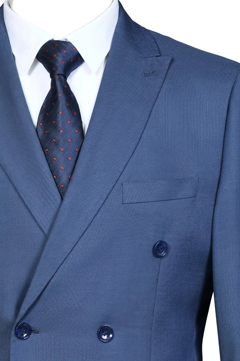 Traje Cruzado Azul