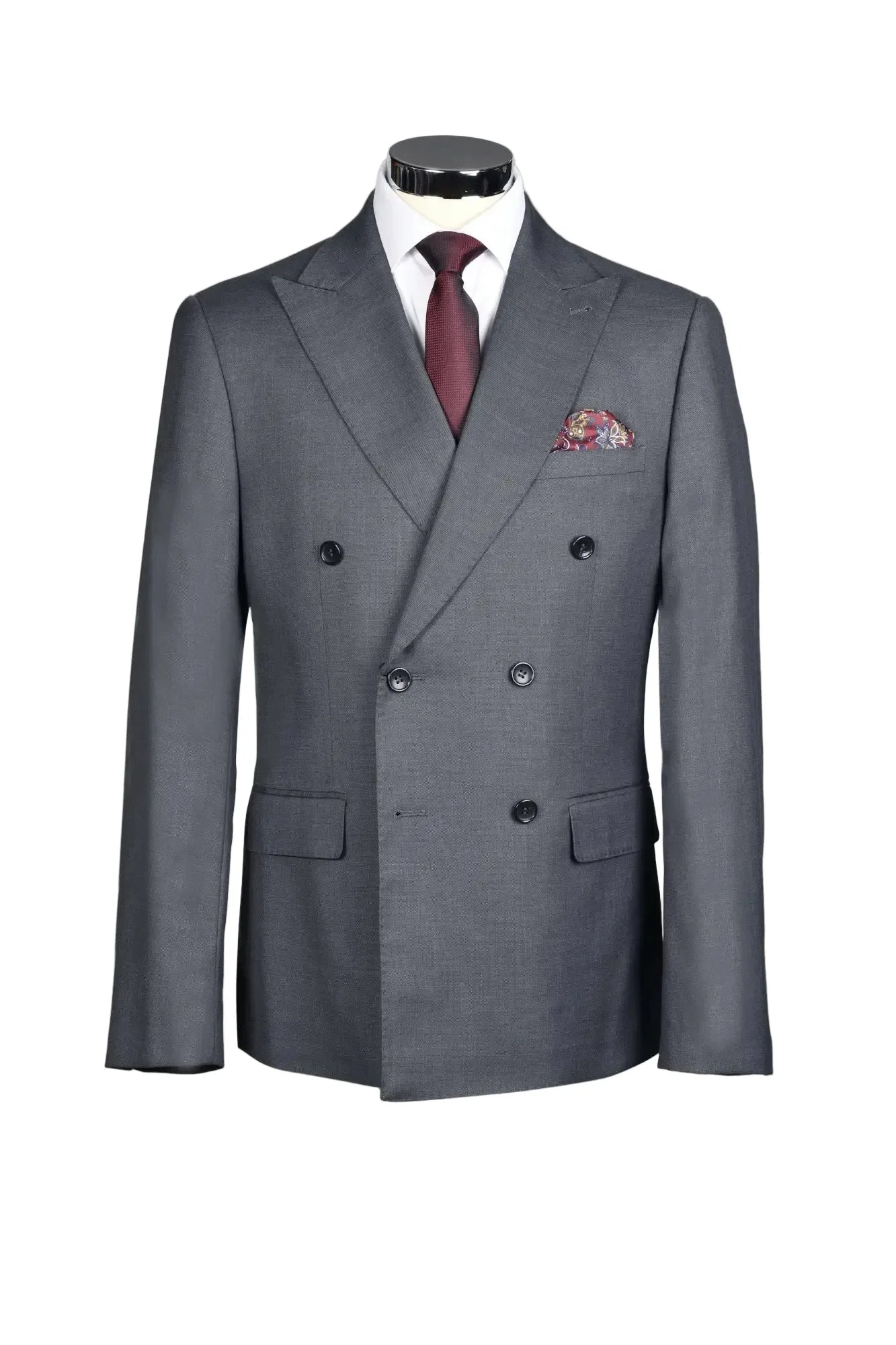Traje Cruzado Gris