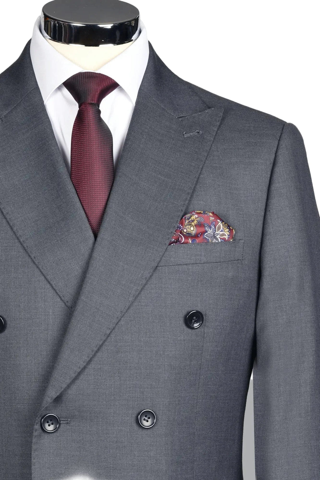 Traje Cruzado Gris