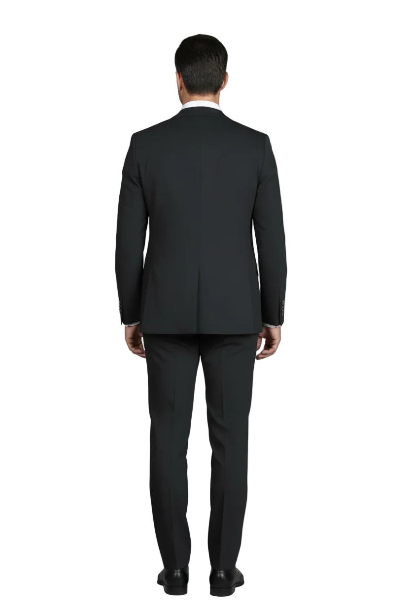 Traje Anti-arrugas Negro