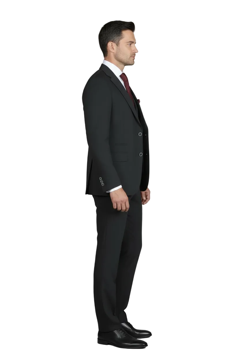 Traje Anti-arrugas Negro
