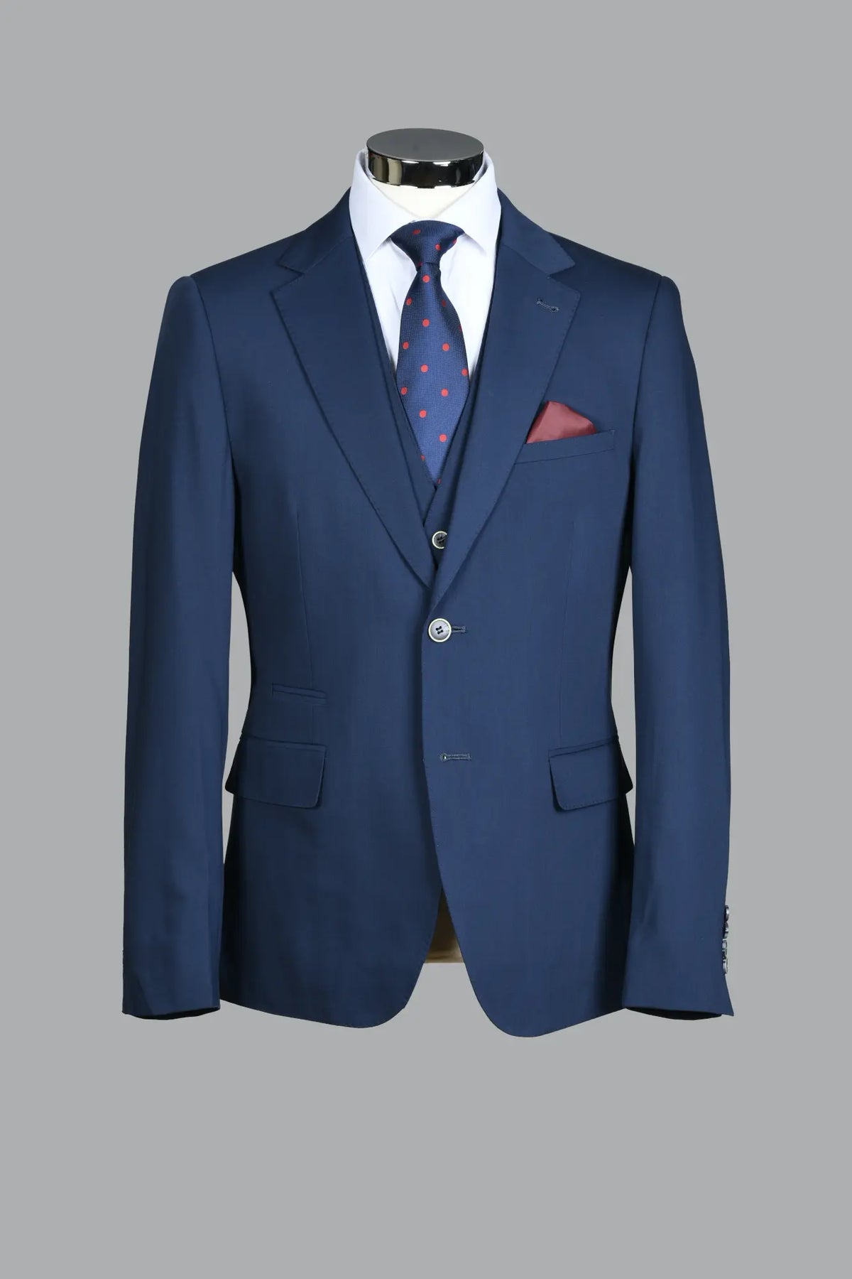 Traje Con Chaleco Ronda Azul (215-6)