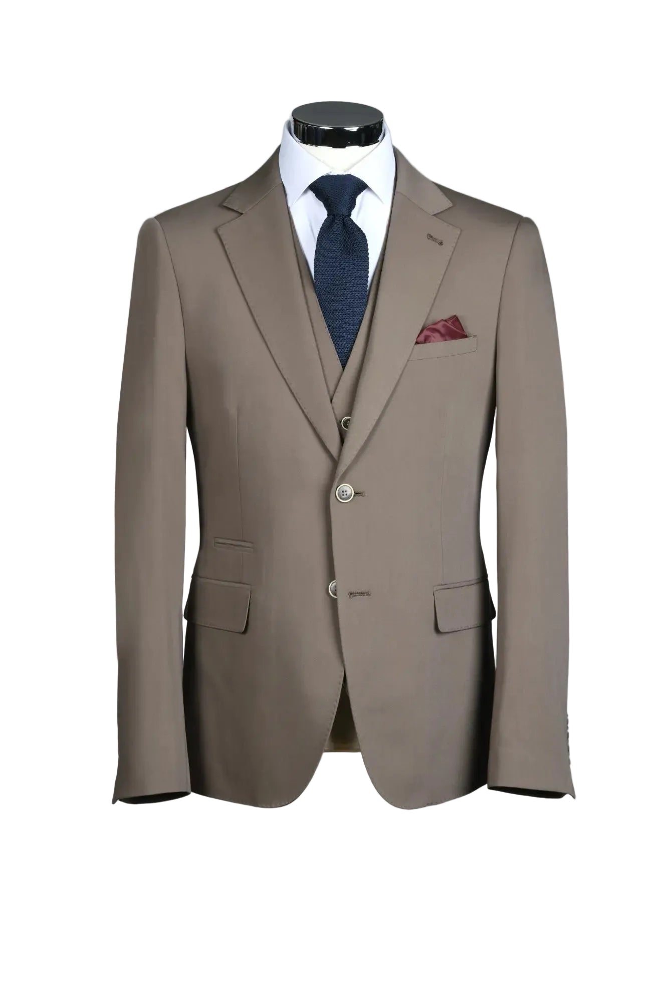 Traje Anti-arrugas Tostado