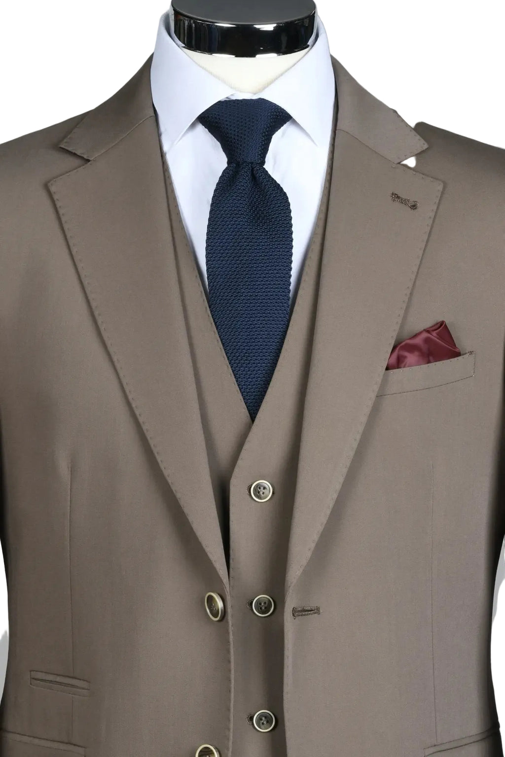 Traje Anti-arrugas Tostado