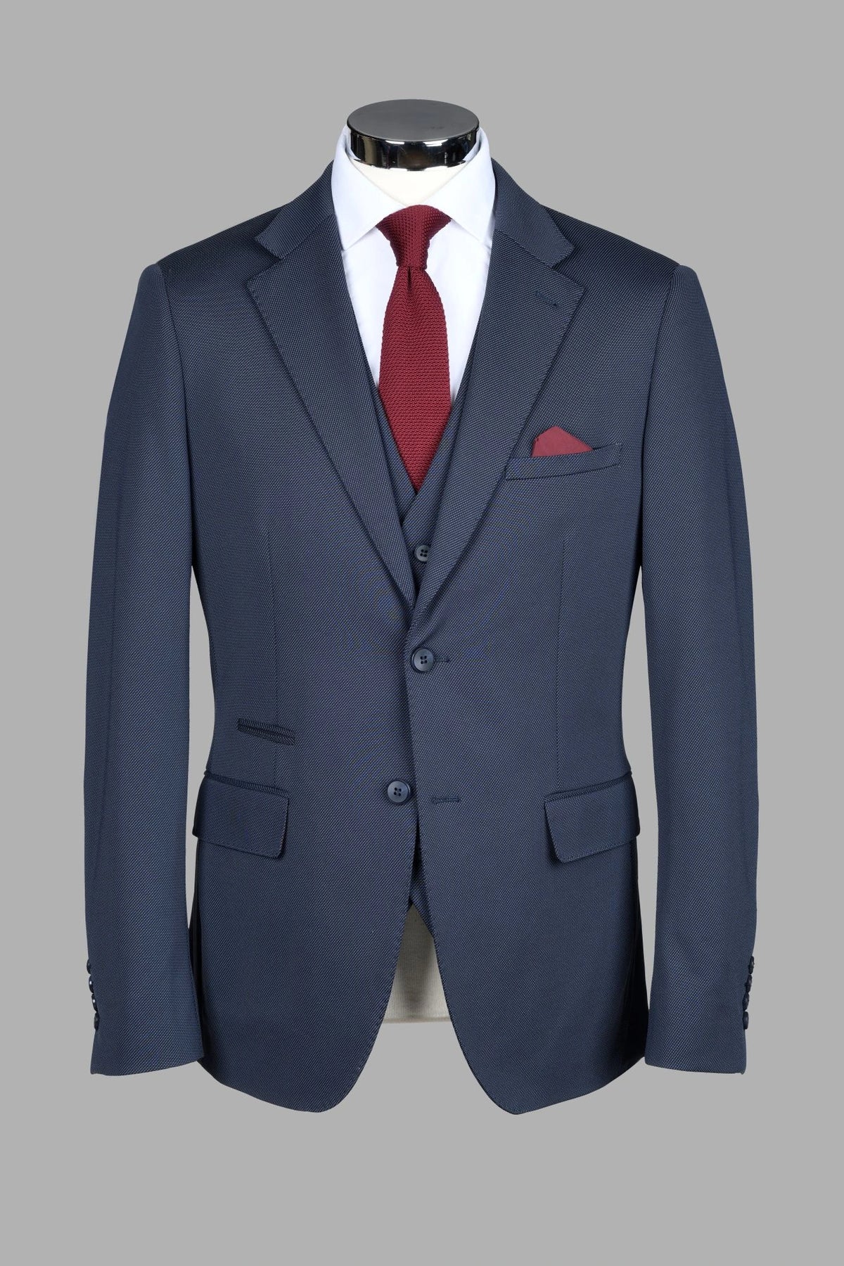 Traje Con Chaleco Ronda Azul (249-2)