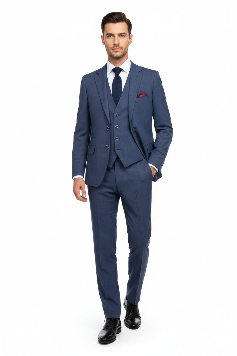 Traje Elástico Azul